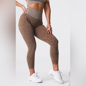 NVGTN MOCHA SNAKESKIN LEGGINGS